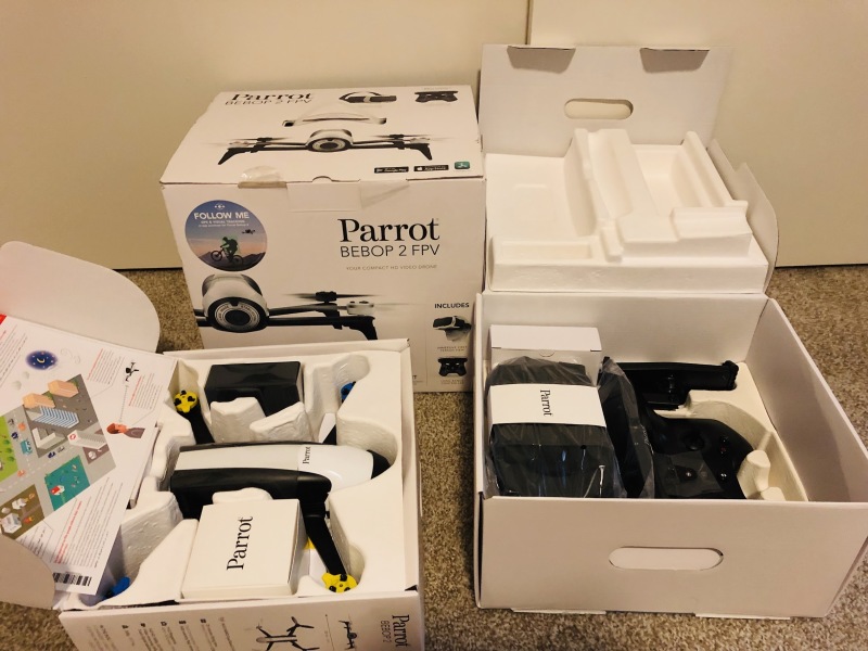 Parrot Bebop 2 And Disco FPV Cockpit Goggles Manufacturing Refurbished Cleaned !